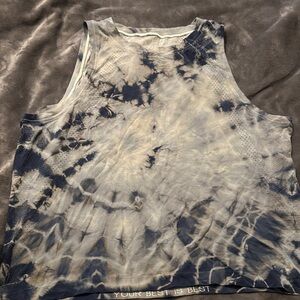 Lululemon Train To Be tank Tie-Dye